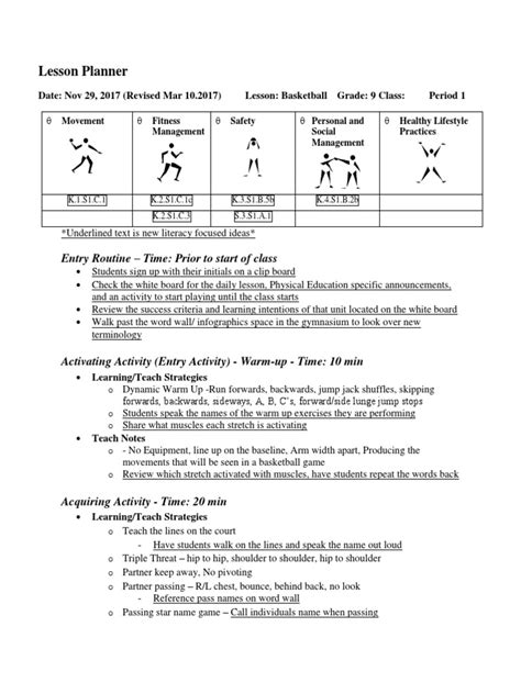 semi detailed lesson plan in basketball|SAMPLE LESSON PLAN .